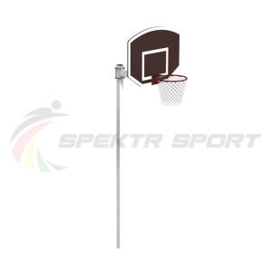 Купить Стойка стритбольная со щитом стационарная SP D 411 в Кировске 