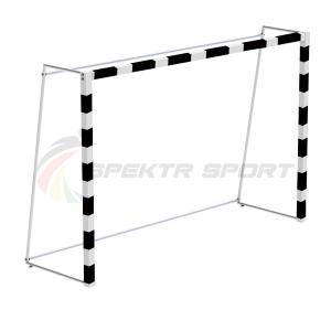 Купить Ворота мини-футбольные без сетки 2х3х1 м. профиль 80х80 с закладными (добров. сертификат) в Кировске 